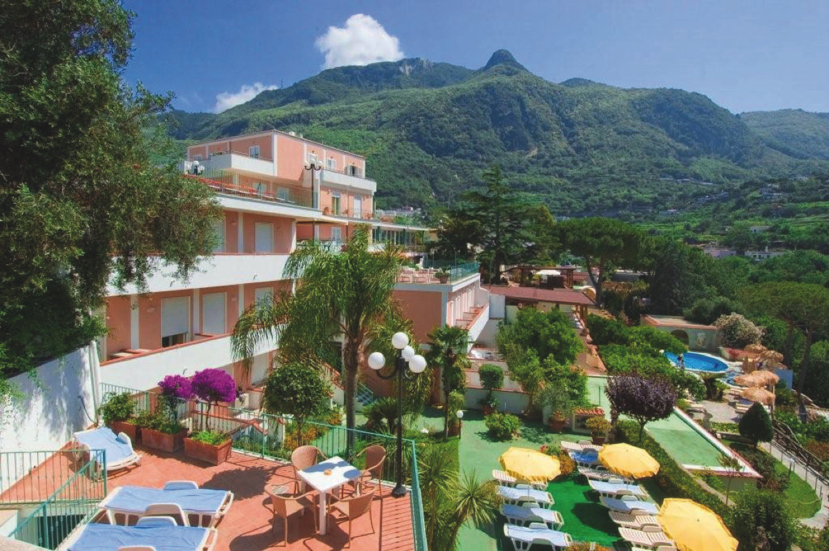 Italien Ischia Hotel Terme la Pergola Garten