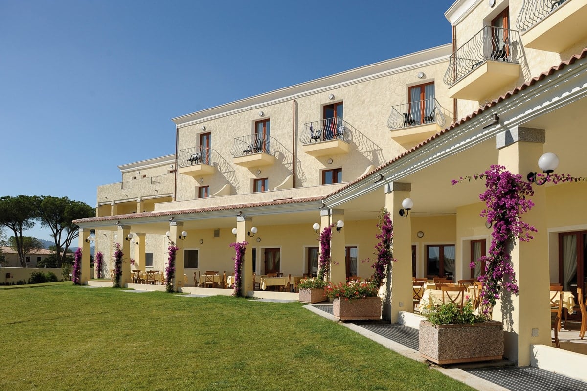 Italien Sardinien Hotel Blu Morisco Garten
