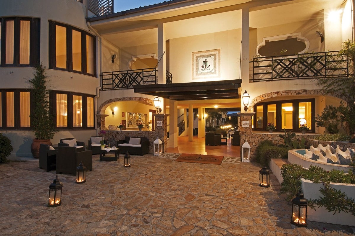 Italien Sardinien Hotel Palau Eingang