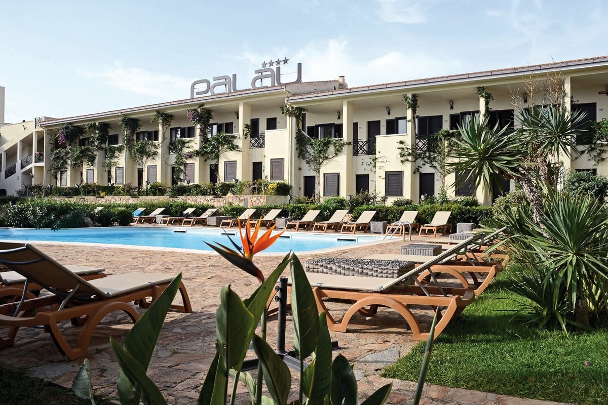 Italien Sardinien Hotel Palau Poolbereich