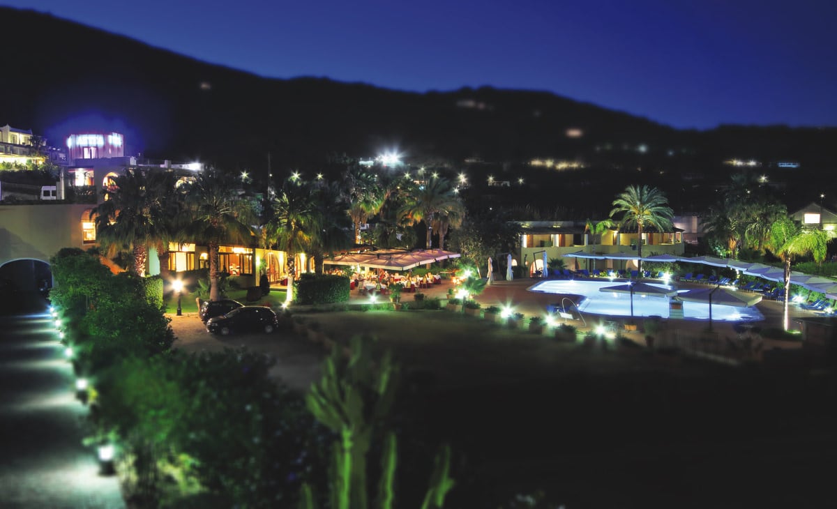 Italien Liparische Inseln Hotel Aktea Ansicht