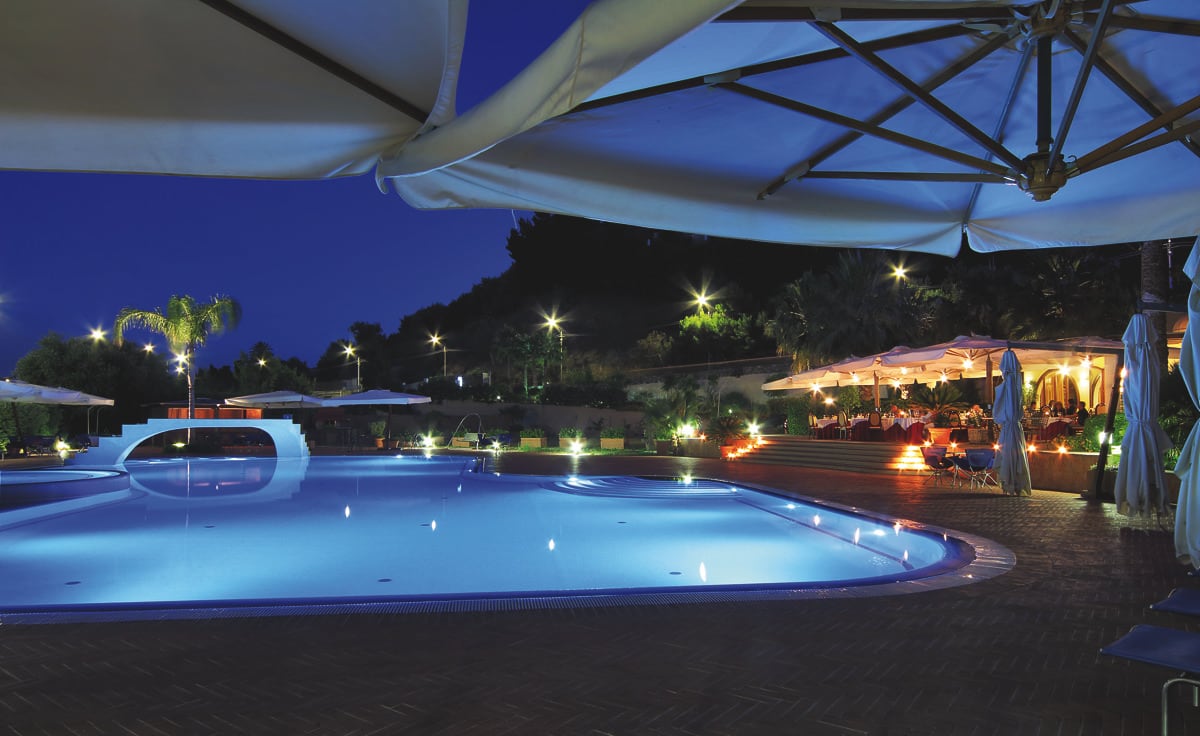 Italien Liparische Inseln Hotel Aktea Pool
