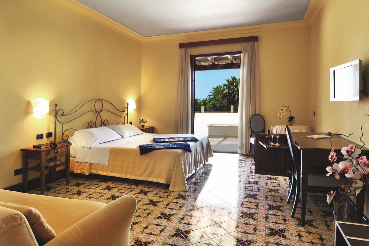 Italien Liparische Inseln Hotel Aktea Zimmer