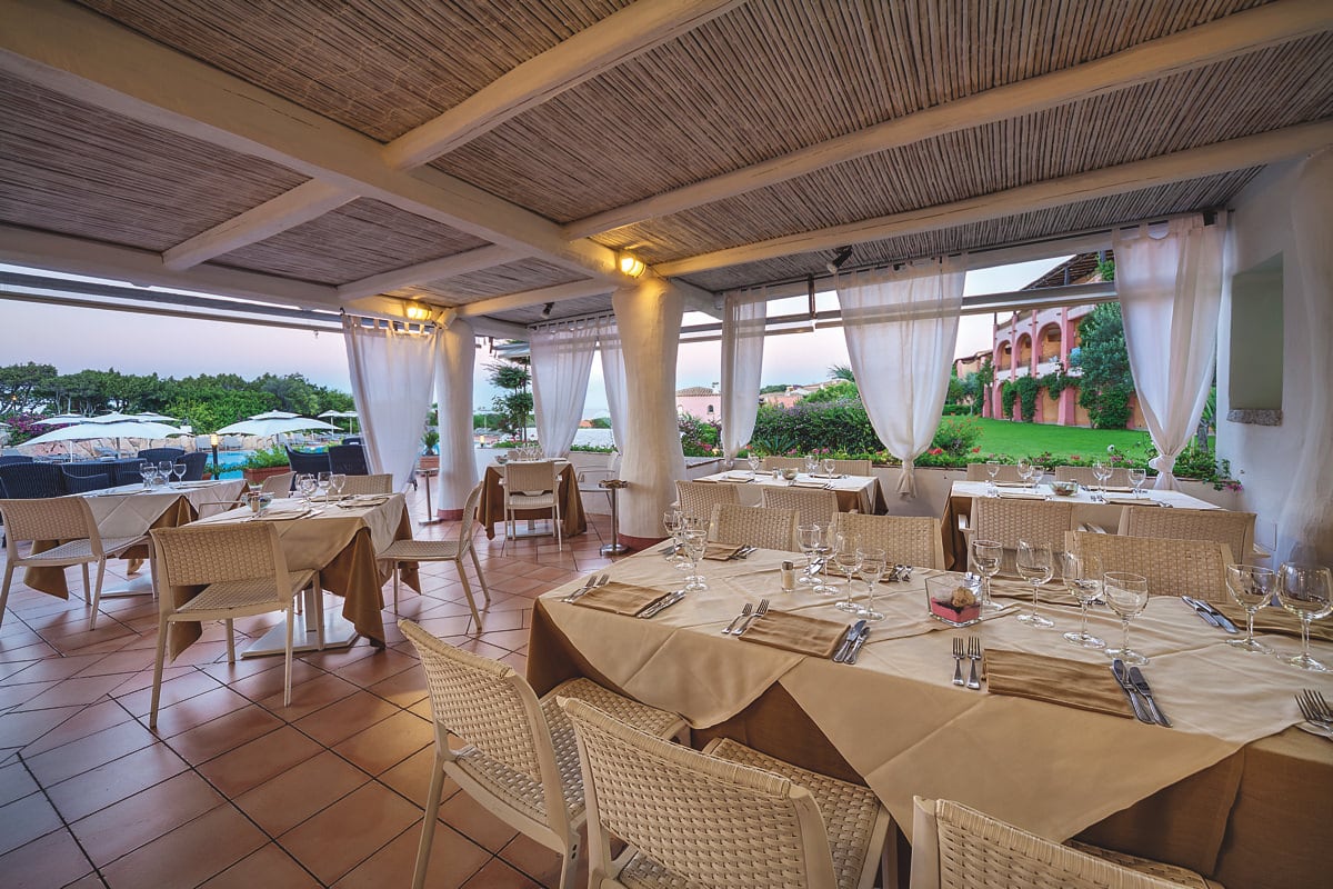 Italien Sardinien Grand Hotel Porto Cervo Restaurant