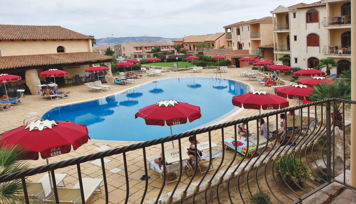 Italien Sardinien Hotel Posada Pool