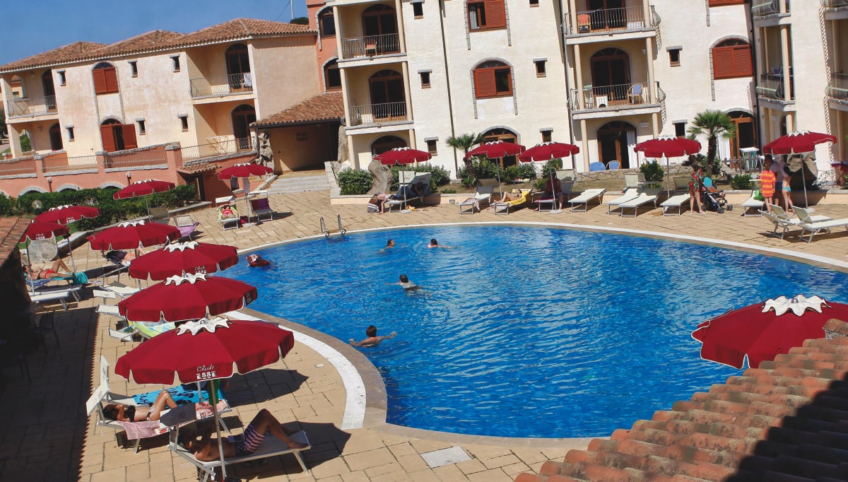 Italien Sardinien Hotel Posada Pool