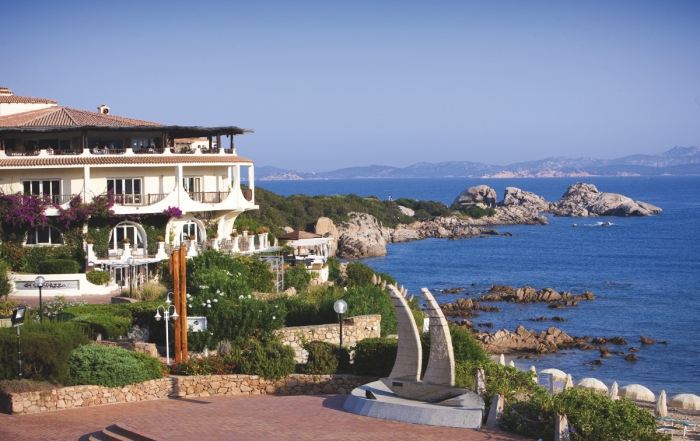 Italien Sardinien Club Hotel Baja Sardinia Ausblick