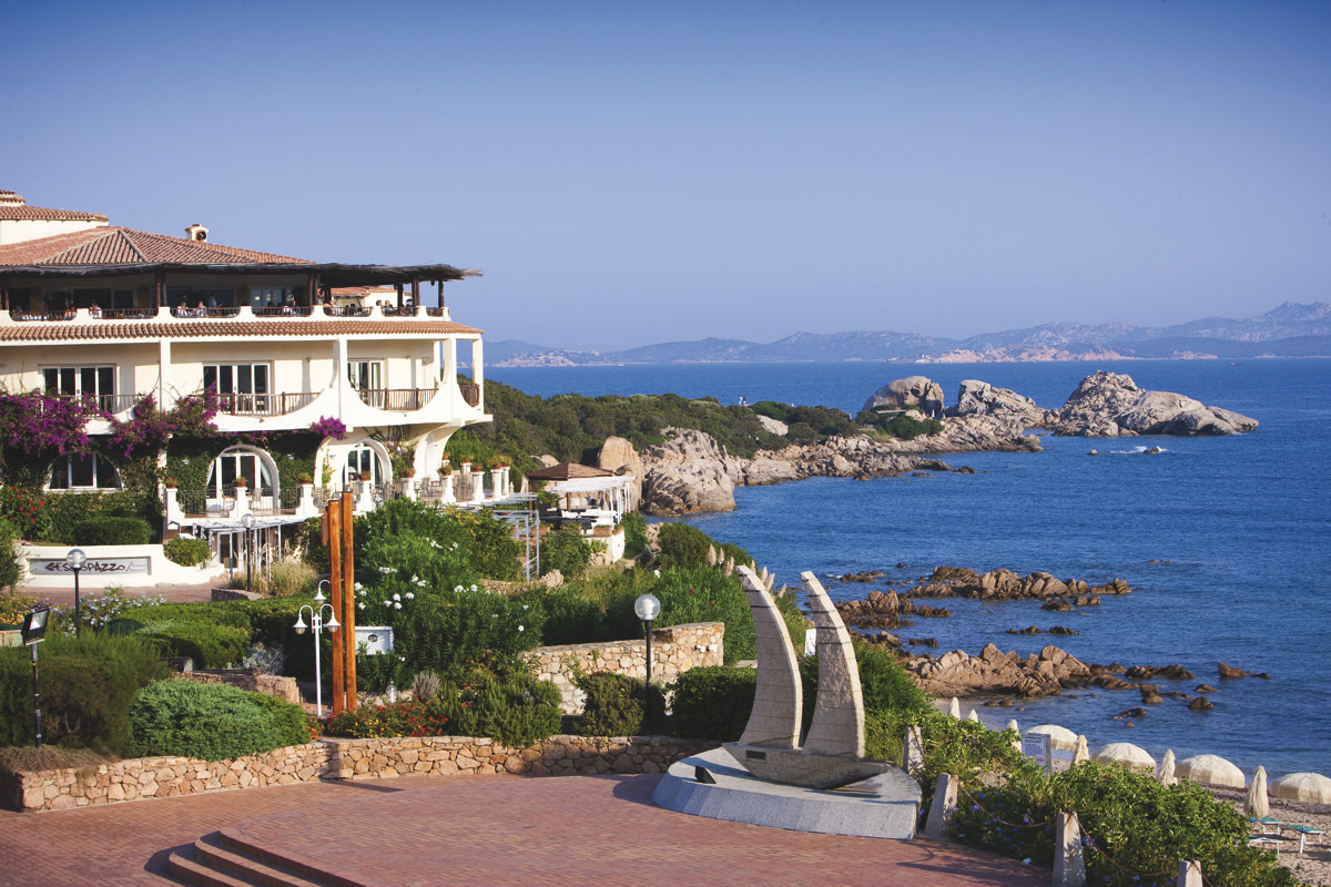 Italien Sardinien Club Hotel Baja Sardinia Ausblick