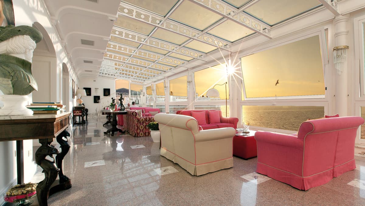 Italien Sorrent Hotel Corallo Lounge