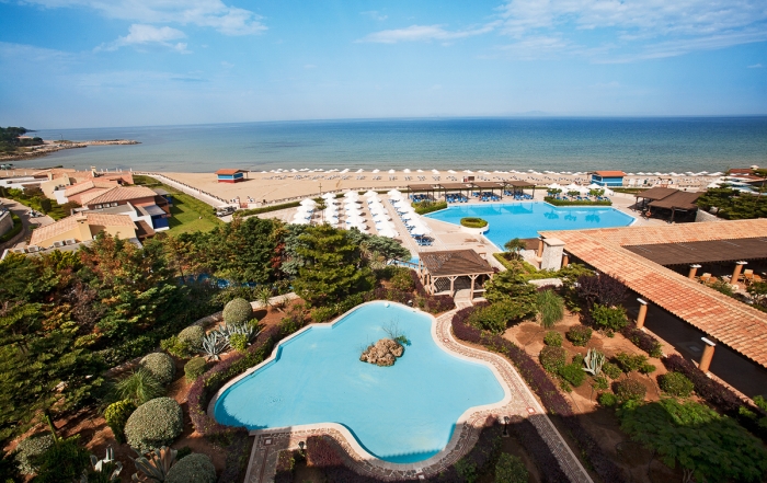 Griechenland Peloponnes Aldemar Olympian Village Resort Pool