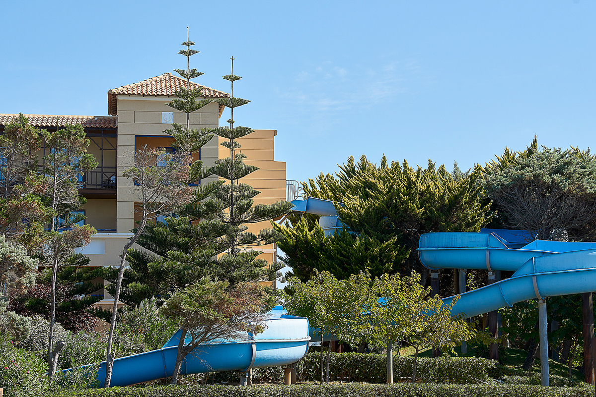 Griechenland Peloponnes Aldemar Olympian Village Resort Wasserrutsche
