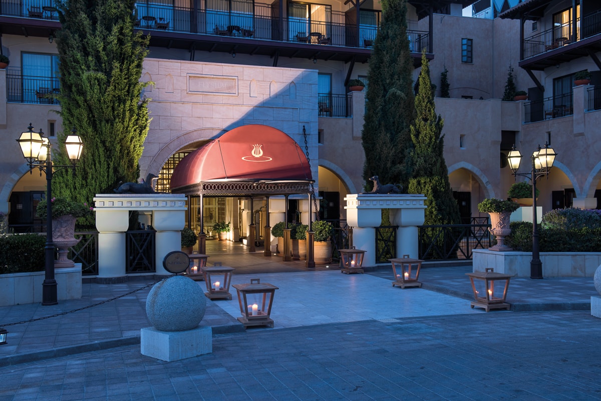 Zypern Elysium Hoteleingang